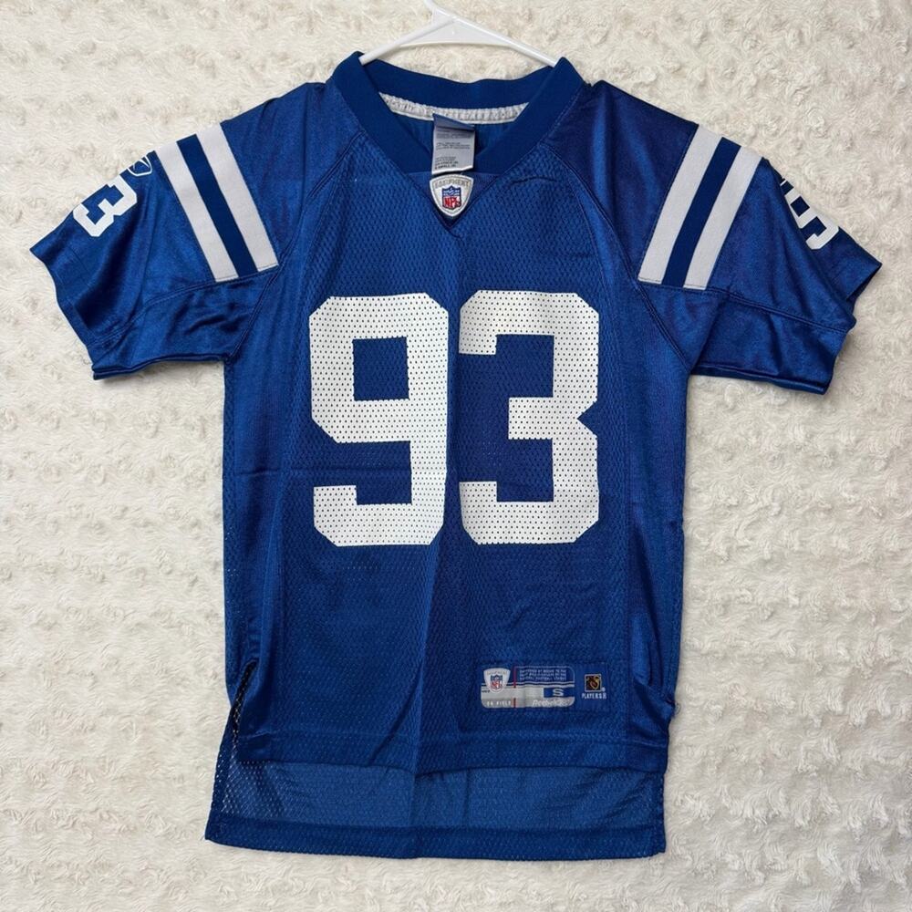 Reebok On Field Indianapolis Colts Dwight Freeney Football Jersey Kid Small 8